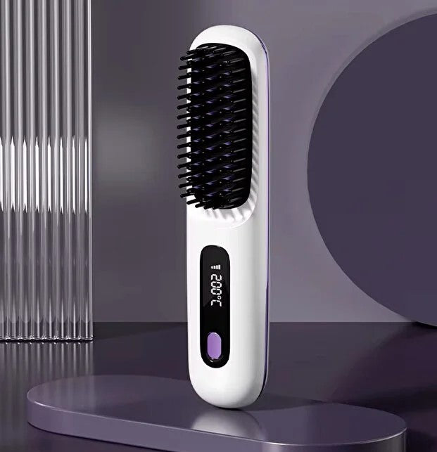 💕 Kablosuz Şarjlı Düzleştirici Saç Tarağı