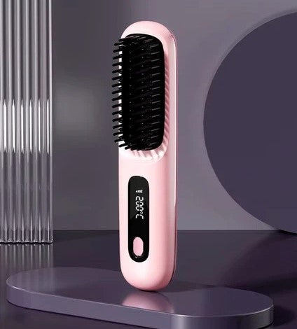 💕 Kablosuz Şarjlı Düzleştirici Saç Tarağı